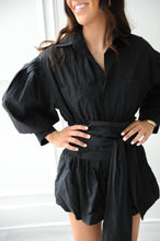 Load image into Gallery viewer, BAHAMA MAMA ROMPER - BLACK
