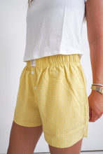 Load image into Gallery viewer, THE EVERYDAY BOXER SHORTS- YELLOW PLAID
