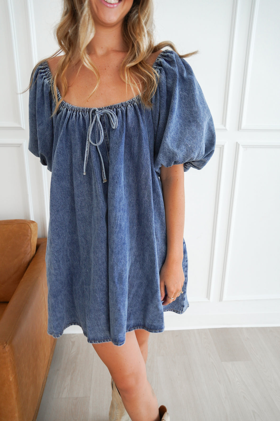 THE REBEL DENIM DRESS