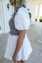 Load image into Gallery viewer, THE FROSTED BUBBLE DRESS- GRAY
