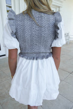 Load image into Gallery viewer, THE FROSTED BUBBLE DRESS- GRAY
