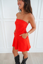 Load image into Gallery viewer, THE SEC ROMPER- RED
