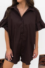 Load image into Gallery viewer, THE MOCHA ROMPER
