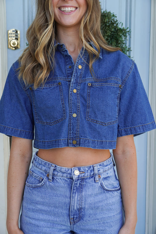 THE BLUE JEAN BABY TOP