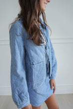 Load image into Gallery viewer, THE QUILTED DENIM SET
