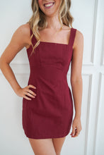 Load image into Gallery viewer, THE PICK SIX DRESS- MAROON
