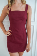 Load image into Gallery viewer, THE PICK SIX DRESS- MAROON
