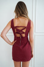 Load image into Gallery viewer, THE PICK SIX DRESS- MAROON
