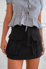 Load image into Gallery viewer, THE SIDELINE SKORT- BLACK
