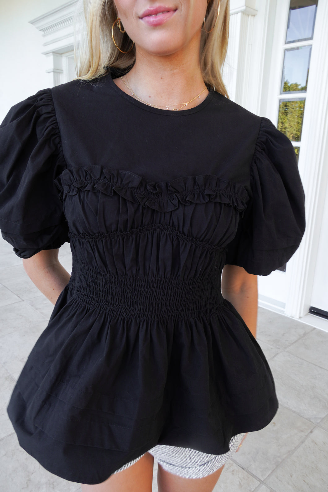 THE SWEETIE PIE TOP- BLACK