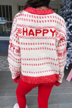 Load image into Gallery viewer, HAPPY SWEATER- RED
