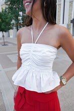 Load image into Gallery viewer, THE BELLA TOP- WHITE
