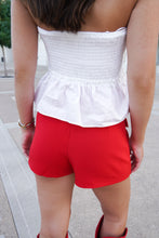 Load image into Gallery viewer, THE SIDELINE SKORT- RED
