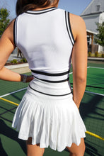 Load image into Gallery viewer, THE TENNIS MATCH SKIRT- WHITE
