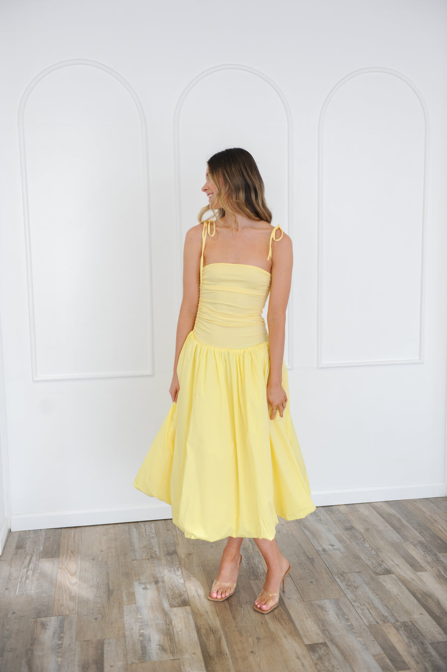[AIR FISH] Juliet Skirt Set (Lemon) main image 0