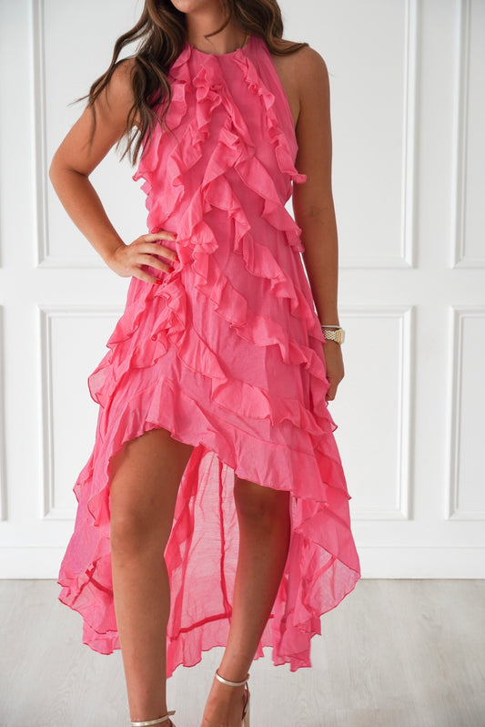 THE SHOWSTOPPER DRESS- PINK
