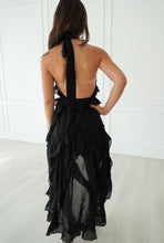 Load image into Gallery viewer, THE SHOWSTOPPER DRESS- BLACK
