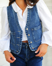 Load image into Gallery viewer, THE OUT WEST DENIM VEST

