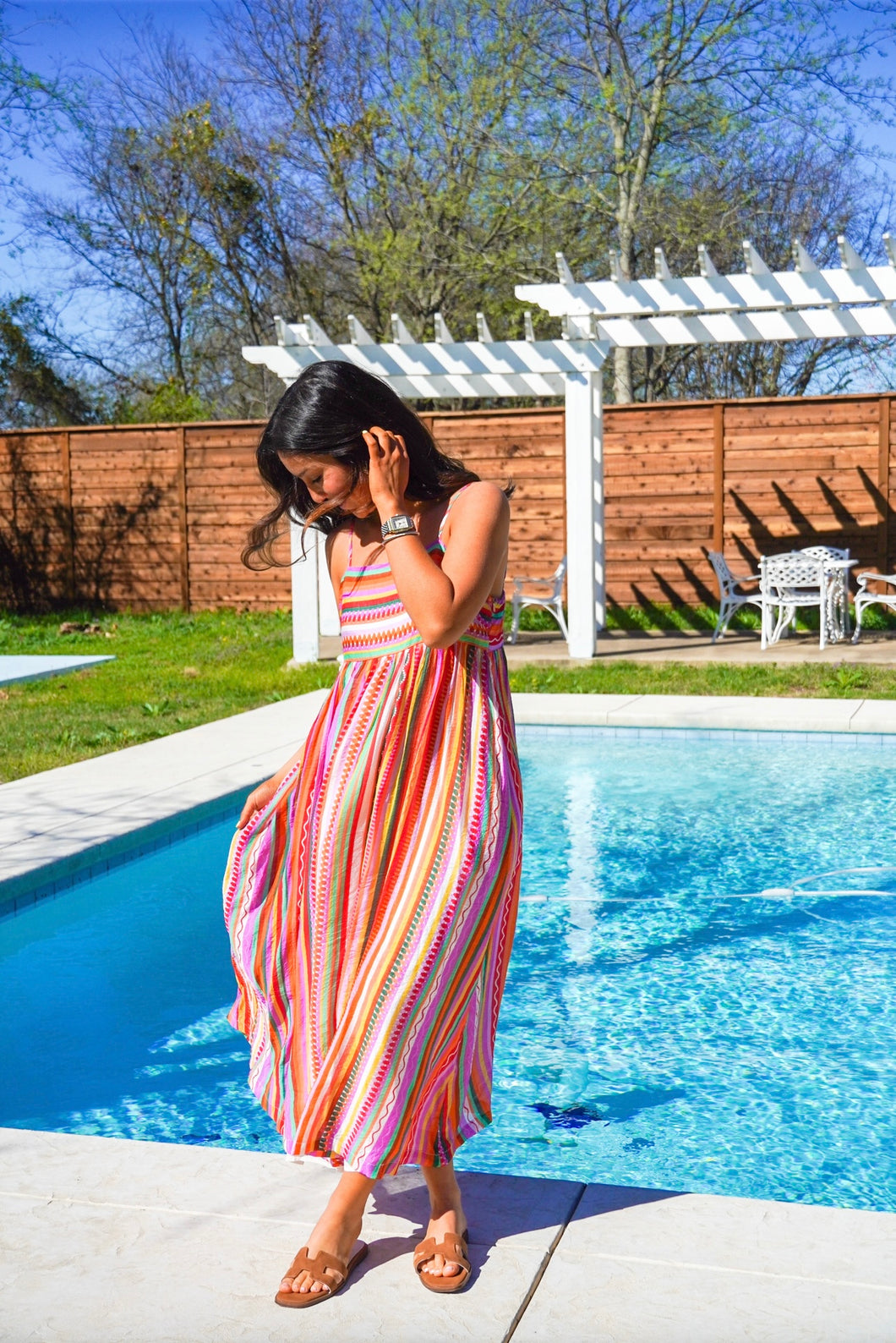 THE RAINBOW POP MAXI DRESS