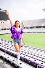 Load image into Gallery viewer, THE END ZONE TOP- PURPLE
