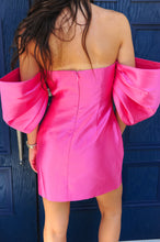 Load image into Gallery viewer, THE EYES ON ME DRESS- HOT PINK

