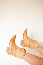 Load image into Gallery viewer, THE COWGIRL BOOTIES- TAN
