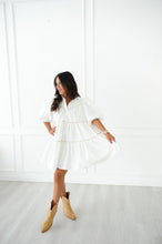 Load image into Gallery viewer, THE PARIS DRESS- WHITE
